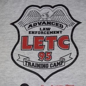 Vintage 1995 LETC Training Camp Utah; Action Target Shoot School; Oneita Power T